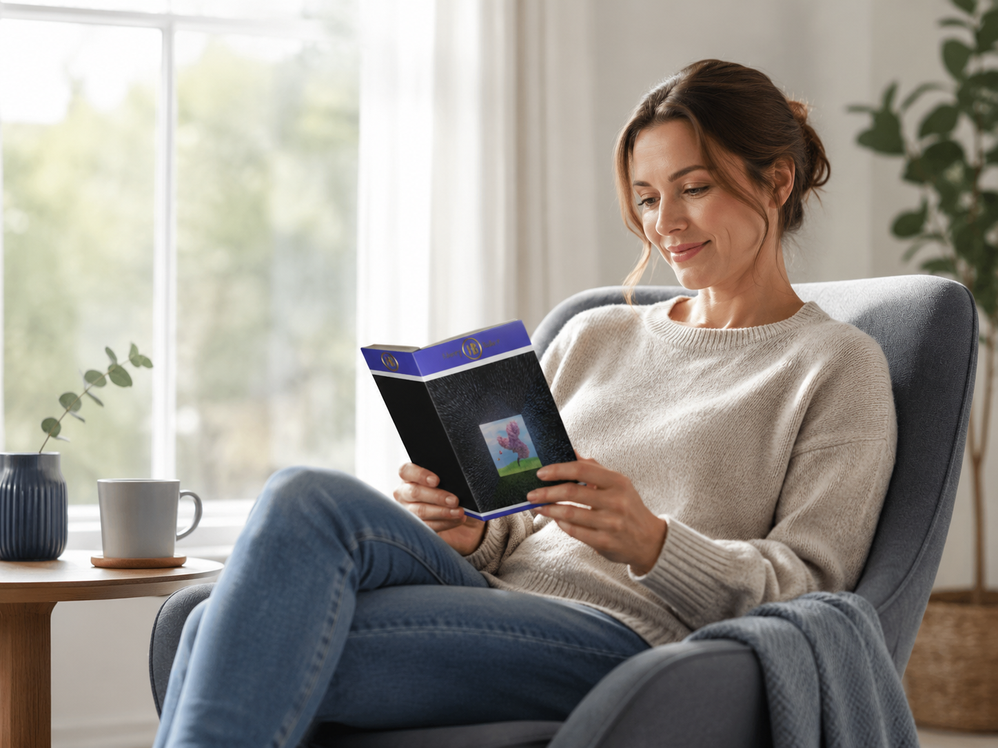 Lesesituation mit dem Buch Der Angsthase